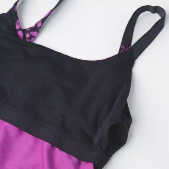 Lululemon Barre None Tank Mini Cherry Cheetah - Picture 4 of 9